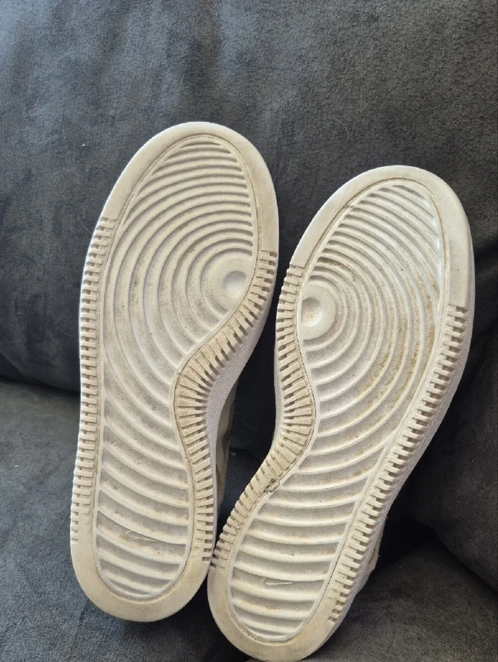 Casual Women Low-Top Sneakers in Light Beige